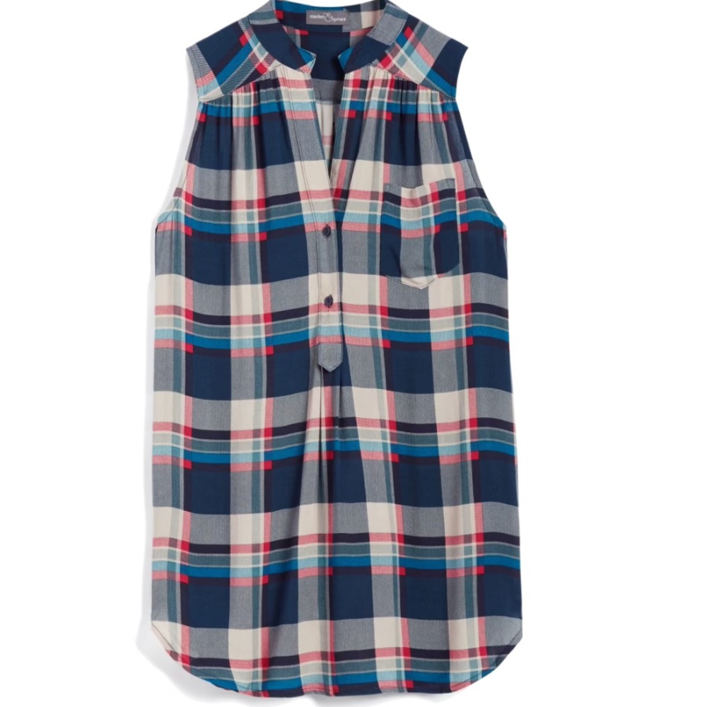 Market & Spruce Colibri Henley Top